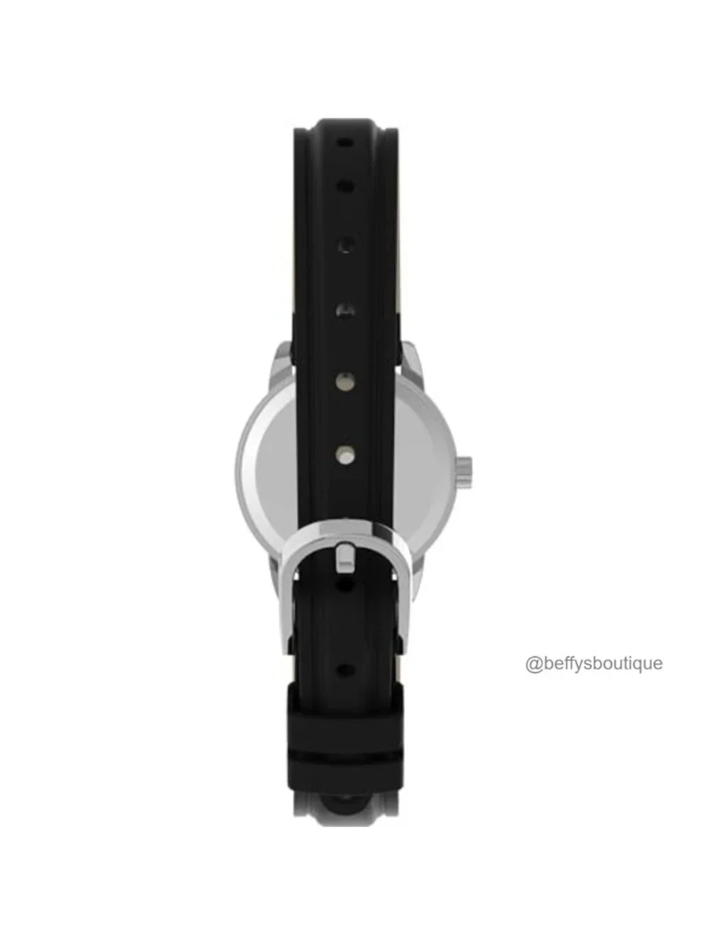 Women's Easy Reader Watch with Leather Strap, Indiglo Backlight - Water
